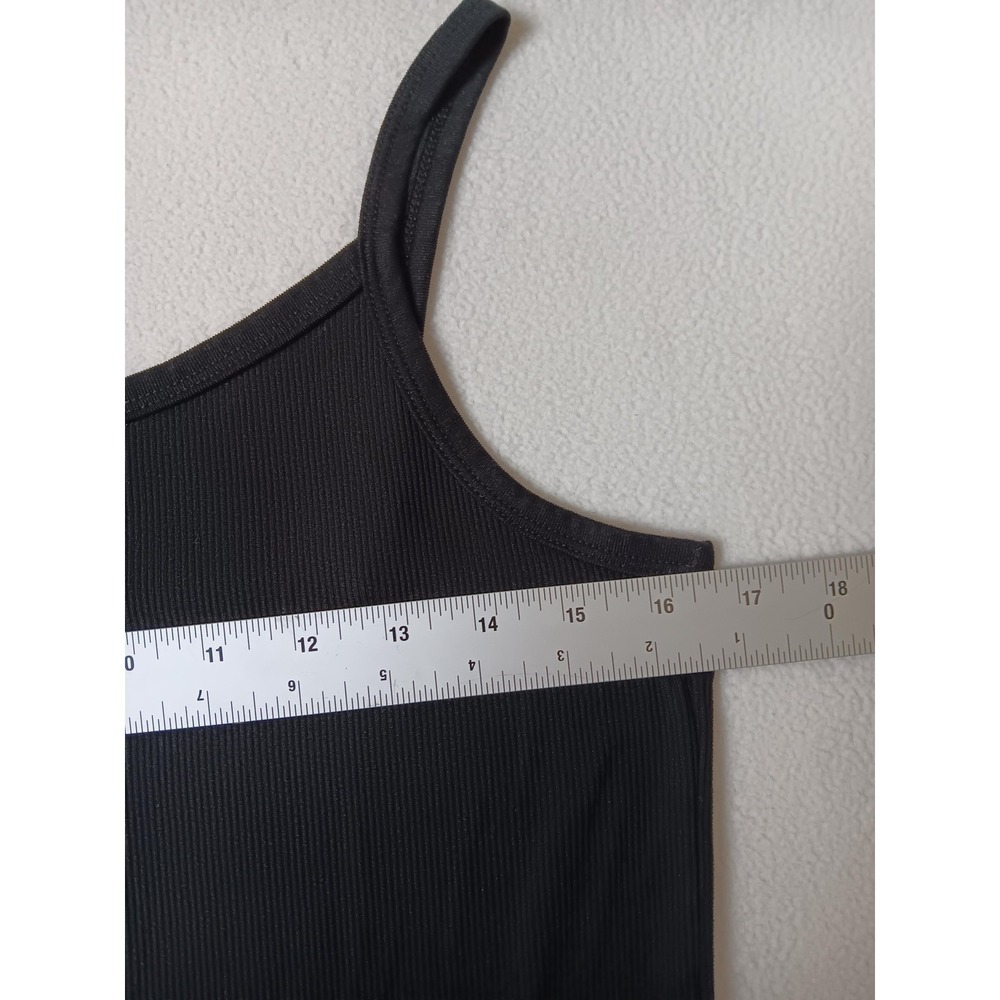 No Boundaries Girls XL 15-17 Tank Black Slim Camisole Scoop Neck Stretch Tagless - Picture 2 of 3